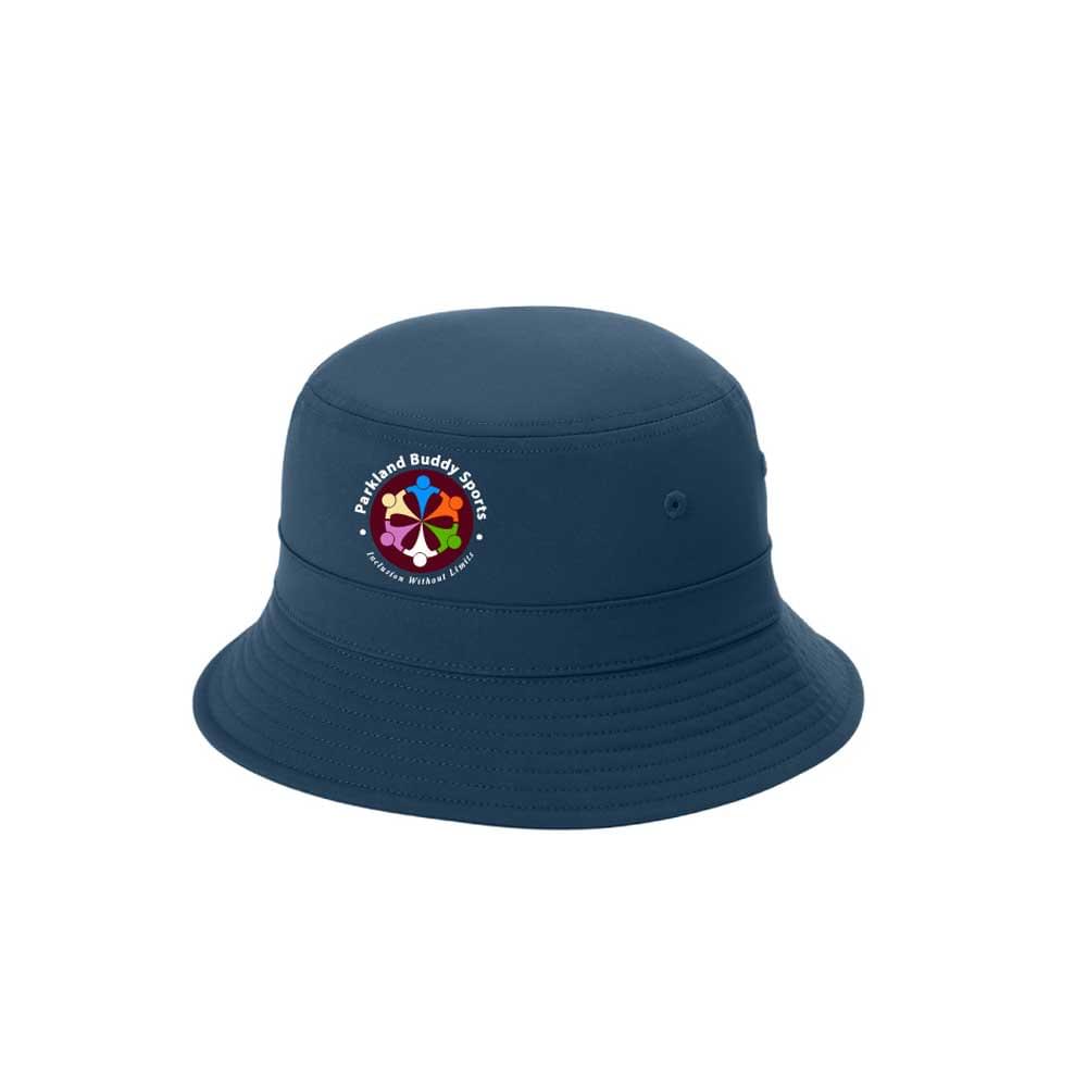 Poly Bucket Hat. Available in White, Black, Navy.