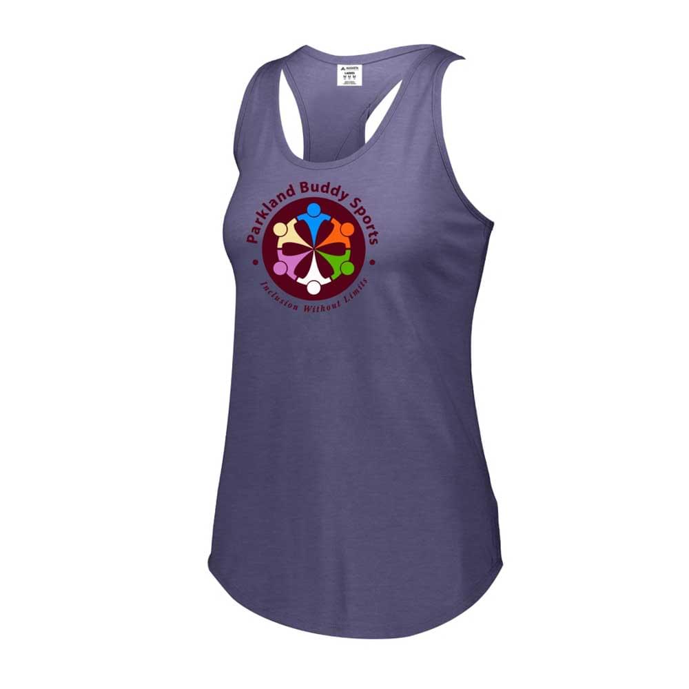 Women's Tri-blend Tank. Available in White, Black, Navy Heather